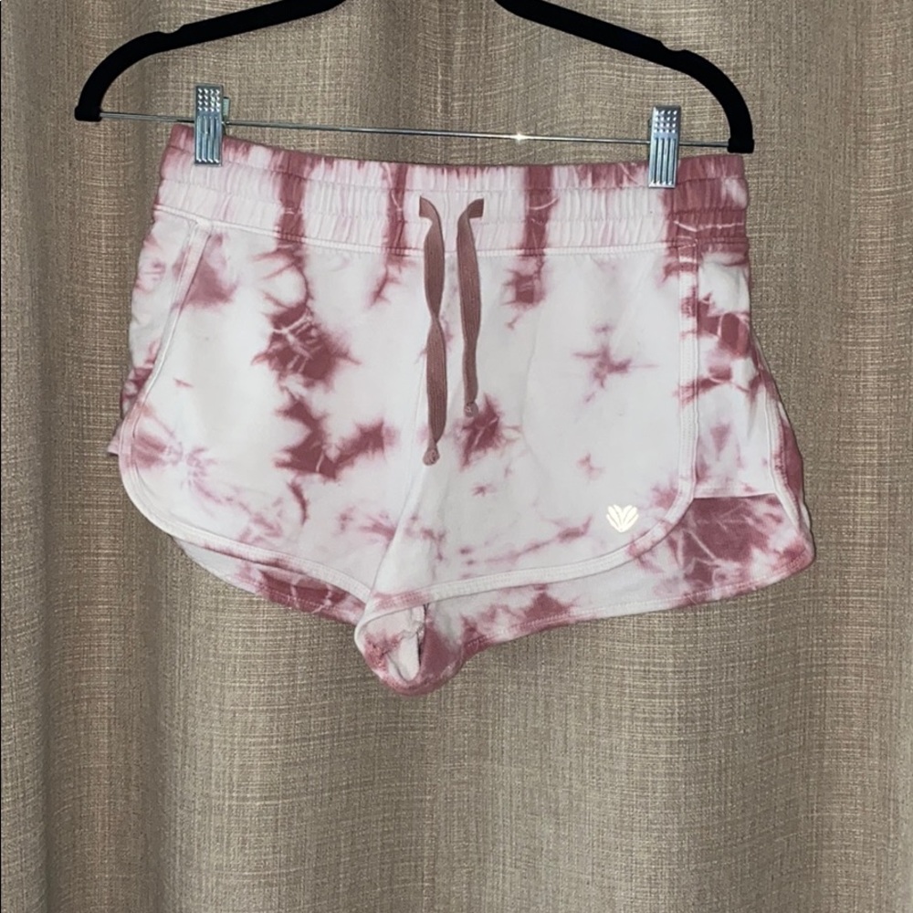 Pink n white tie-dye forever 21 shorts